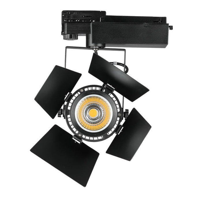 Faretto LED da Binario 33W con Chip Samsung Nero 4000K