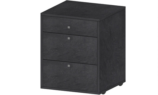 Cassettiera con Ruote DALIA – 47x45x61,2 cm, Colore Report, 3 Cassetti