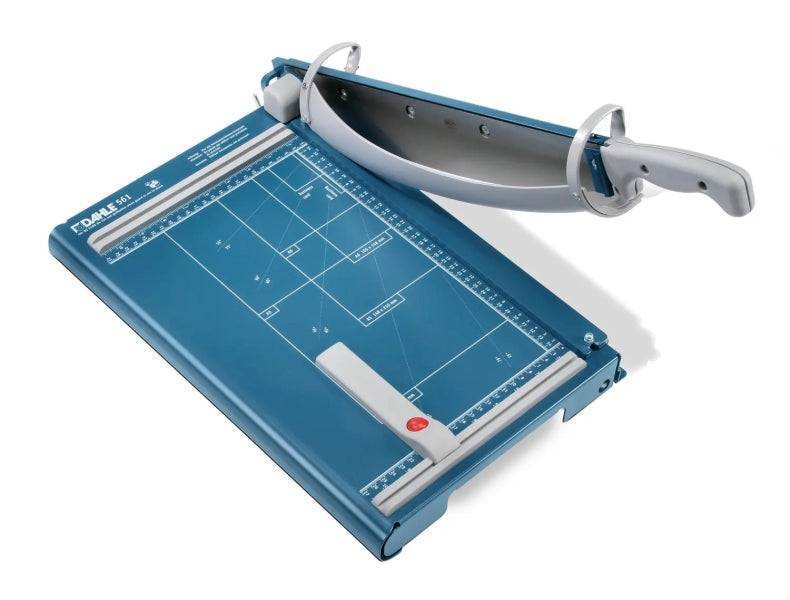 Dahle 561 Taglierina Professionale a Leva Formato A4 - Capacità 35 Fogli - Lama in Acciaio Solingen - Sistema di Sicurezza Automatico