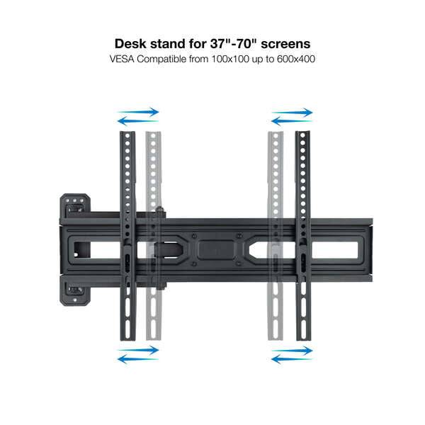 Tooq Supporto Parete Schermi 37-70" Girevole/Inclinabile - Colore Nero
