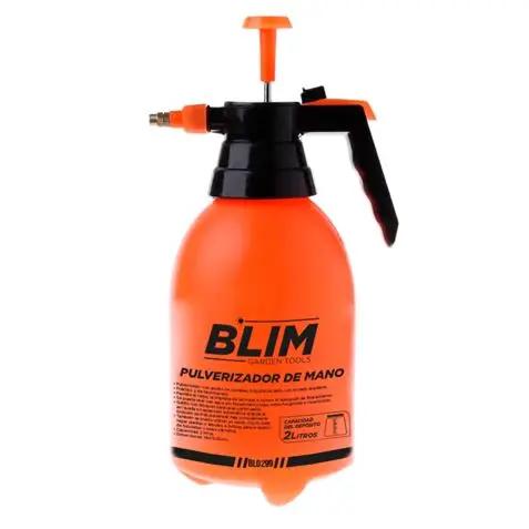 Spruzzatore manuale Blim 2L - Ugello in ottone - Utilizzo con acqua e/o prodotti fitosanitari - Grilletto bloccabile