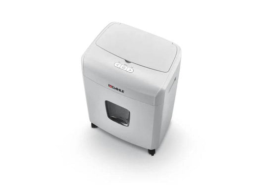 Dahle ShredMATIC 90 Distruggidocumenti Automatico Taglio a Frammenti P-4 - Alimentazione Automatica 90 Fogli, Manuale 10 Fogli - Vaschetta 23L - Colore Grigio Chiaro