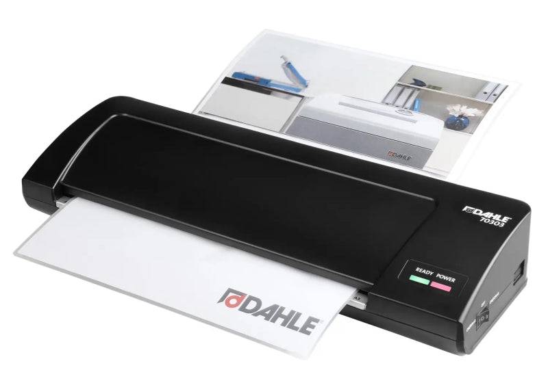 Dahle 70303 Plastificatrice A3 - Qualità Fotografica - Riscaldamento 40sec - Velocità 500mm/min - Spessore Plastificazione Max. 0,5mm