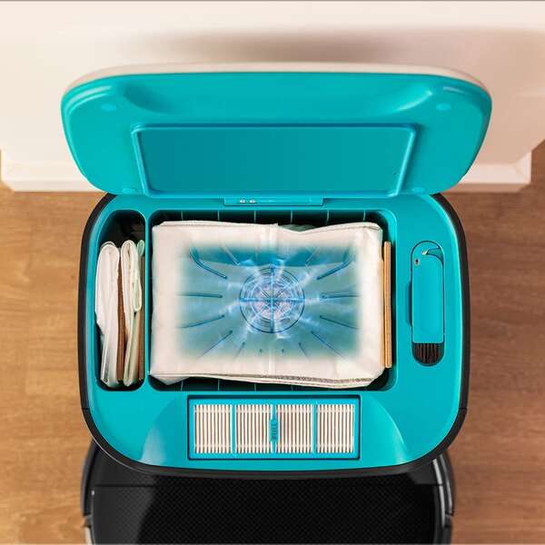 Cecotec Conga Home 10000 Base di Svuotamento Automatico - Compatibile con le Serie 8000 e 9000 - Pulizia Igienica - Pulizia del Filtro - Capacità 2,5L