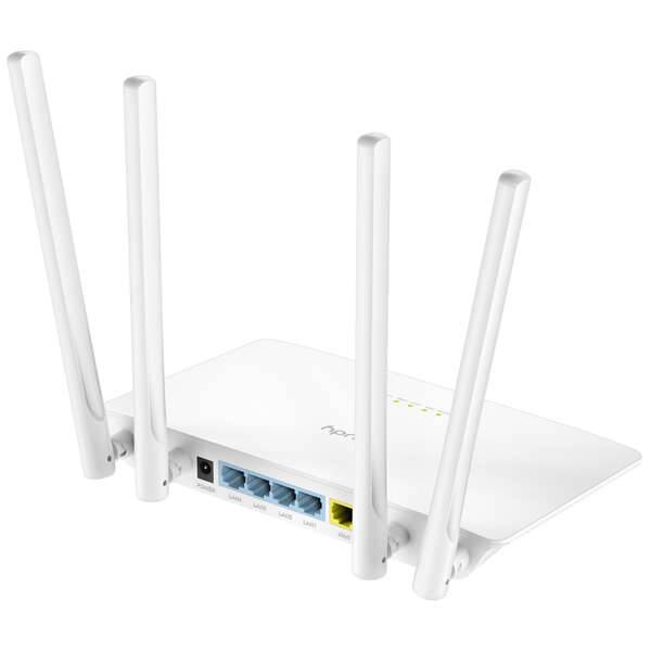 Cudy WR1200 Smart Router WiFi AC1200 Dual Band - 1x Porta Wan 100/10 Mbps e 4x Porte Lan 100/10 Mbps - 4 Antenne Esterne