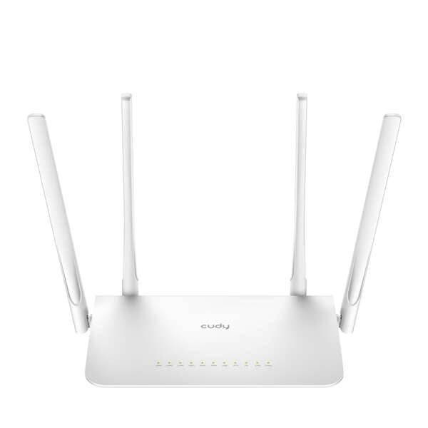 Cudy WR1300 Smart Router WiFi AC1200 Dual Band - 1x Porta Wan 1000/100/10 Mbps e 4x Porte Lan 1000/100/10 Mbps - 4 Antenne Esterne