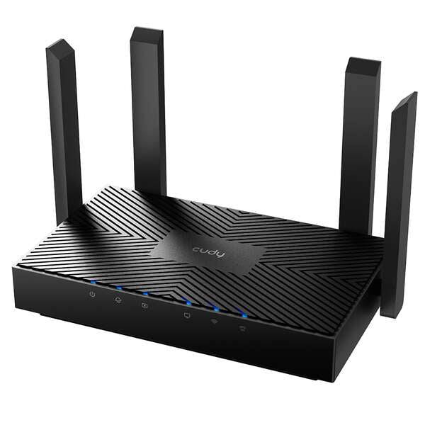Cudy WR3000 Smart Router WiFi 6 AX3000 Doppia Banda - 1x Porta Wan 1000/100/10 Mbps e 3x Porte Lan 1000/100/10 Mbps - 4 Antenne Esterne