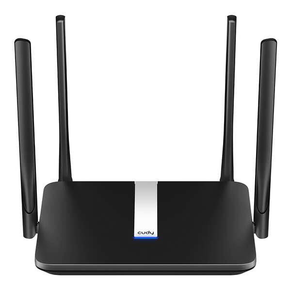 Cudy LT500 Router WiFi AC1200 4G LTE Dual Band - 1x Porta Wan 10/100Mbps e 3x Porte Lan 10/100Mbps - 4 Antenne Esterne