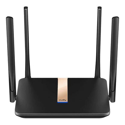 Cudy LT500D Router WiFi AC1200 4G LTE Doppia Banda - 1x Porta Wan 10/100Mbps e 3x Porte Lan 10/100Mbps - 2x Antenne WiFi e 2x Antenne LTE