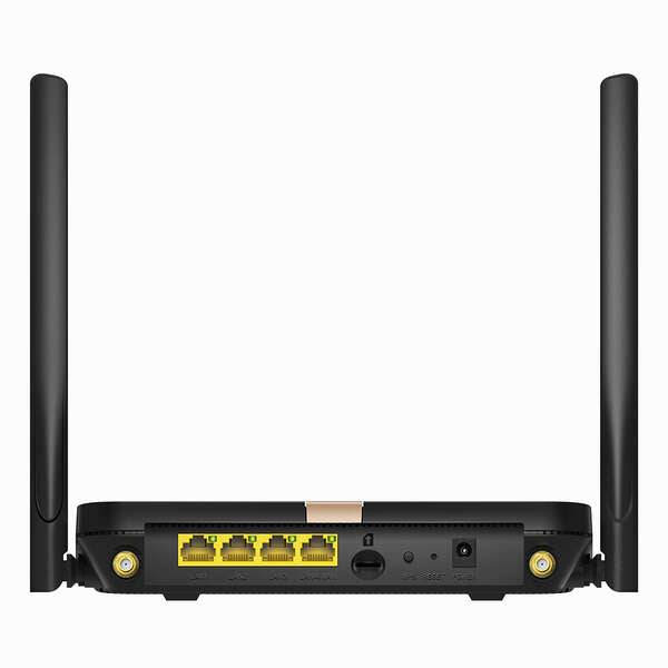 Cudy LT500D Router WiFi AC1200 4G LTE Doppia Banda - 1x Porta Wan 10/100Mbps e 3x Porte Lan 10/100Mbps - 2x Antenne WiFi e 2x Antenne LTE