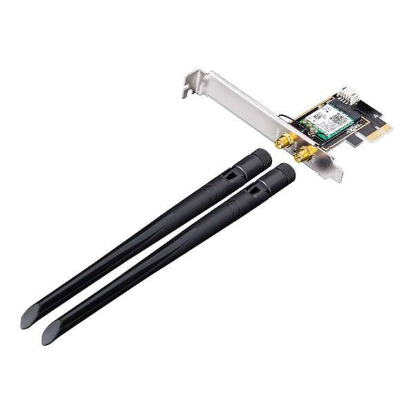 Cudy WE3000 Adattatore di Rete PCI-e AX5400 WiFi 6 Tri-Banda - Bluetooth 5.2 - 2 Antenne Esterne