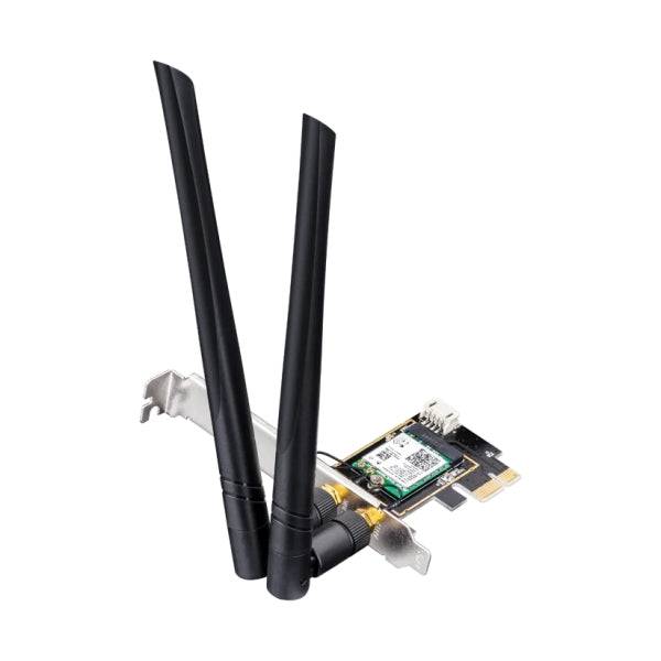 Cudy WE3000 Adattatore di Rete PCI-e AX5400 WiFi 6 Tri-Banda - Bluetooth 5.2 - 2 Antenne Esterne