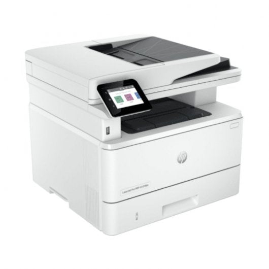 Stampante Laser HP LaserJet Pro 4102fdw multifunzione monocromatica con fax, WiFi, e stampa duplex a 40 ppm.