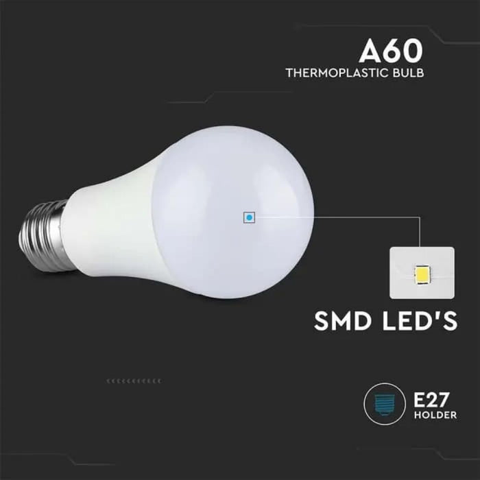 Lampadina LED E27 8,5W Bianco Naturale 4000K 806lm