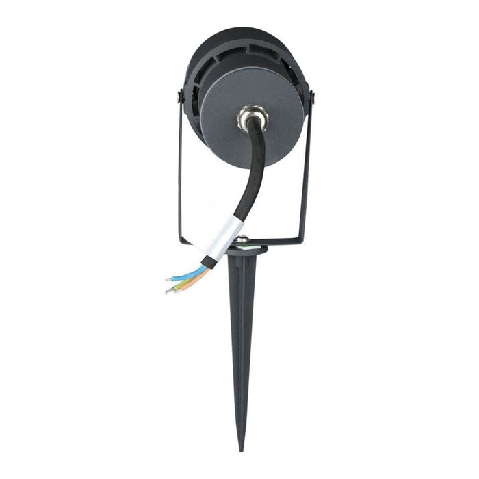 Faretto LED da Giardino con Picchetto 12W Grigio 4000K