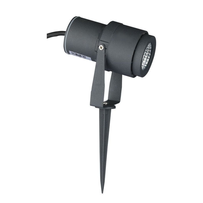 Faretto LED da Giardino con Picchetto 12W Grigio 4000K