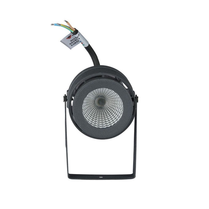 Faretto LED da Giardino con Picchetto 12W Grigio 4000K