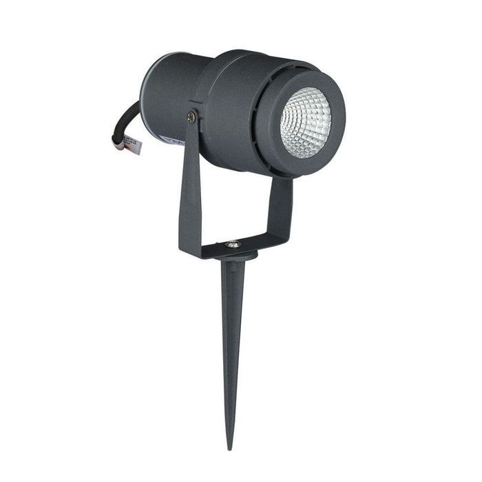 Faretto LED da Giardino con Picchetto 12W Grigio 4000K
