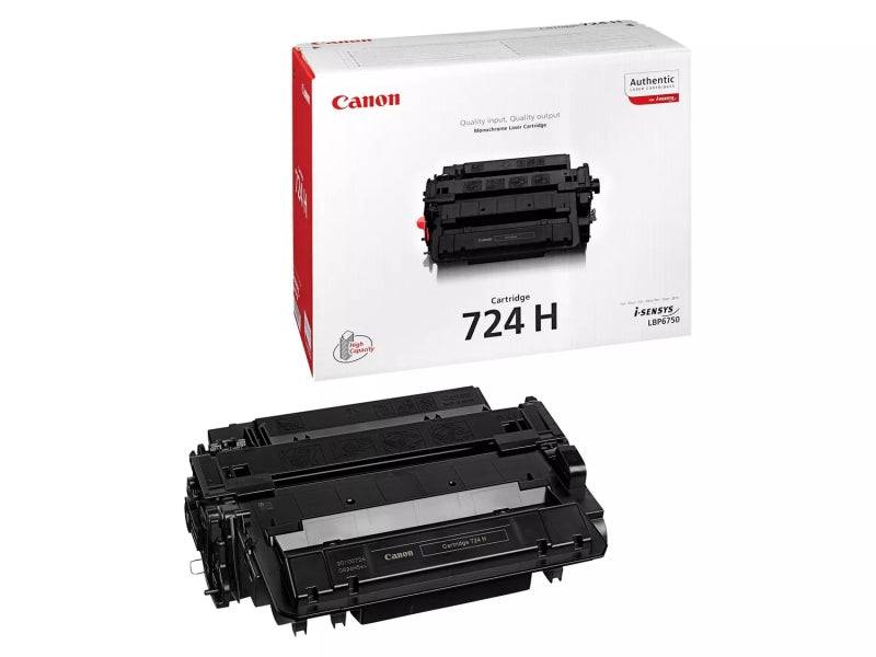 Canon 724H Nero Cartuccia Toner Originale - 3482B011/3482B002