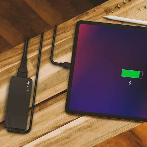 Aisens Caricabatterie 65W PD3.0 1xUSB-C 1.8m - Colore Nero