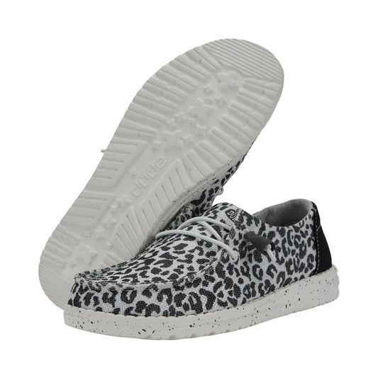 Hey Dude Wendy Leopard Black/Grey