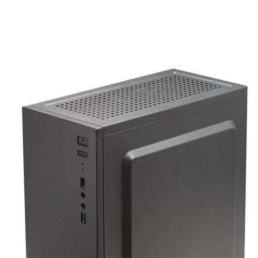Mars Gaming MC100 Case Semi-Tower ATX, Micro ATX, Mini-ITX - Pannello Laterale Acrilico - Dimensione HDD 2.5", 3.5" - USB-A 3.0, USB-A 2.0 e Audio - Ventilatore 90mm FRGB Incluso - Supporta Raffreddamento a Liquido