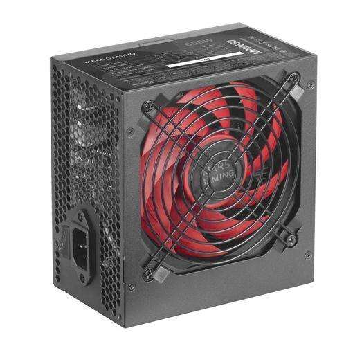 Mars Gaming MPIII650 Alimentatore 650W ATX - 85% di Efficienza - PFC Attivo - Silenzioso