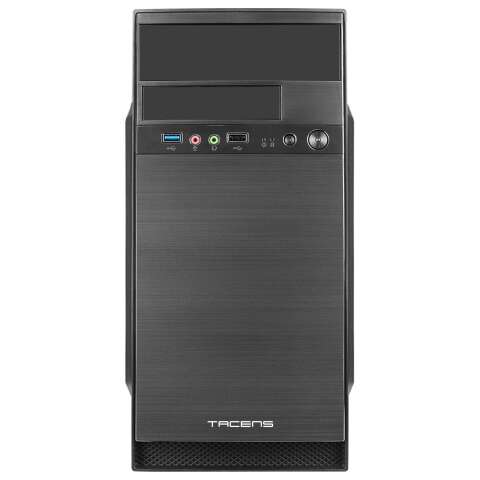 Tacens Anima AC4500 Case Minitorre Micro ATX, Mini-ITX con Alimentatore 500W - Dimensioni HDD 2.5", 3.5", 5.25" - USB-A 2.0, USB-A 3.0 e Audio