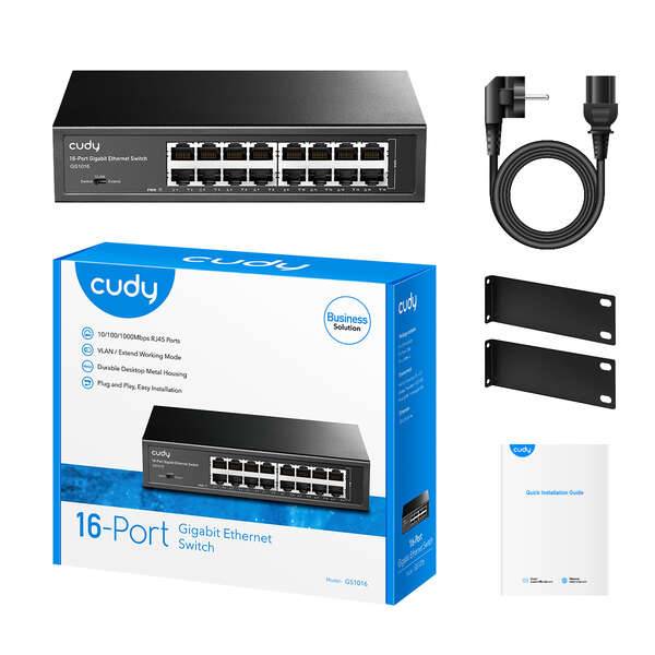 Cudy GS1016 Switch 16 Porte Gigabit 10/100/1000 Mbps