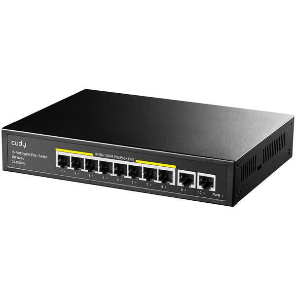 Cudy GS1010PE Switch Gigabit PoE+ 10 Porte