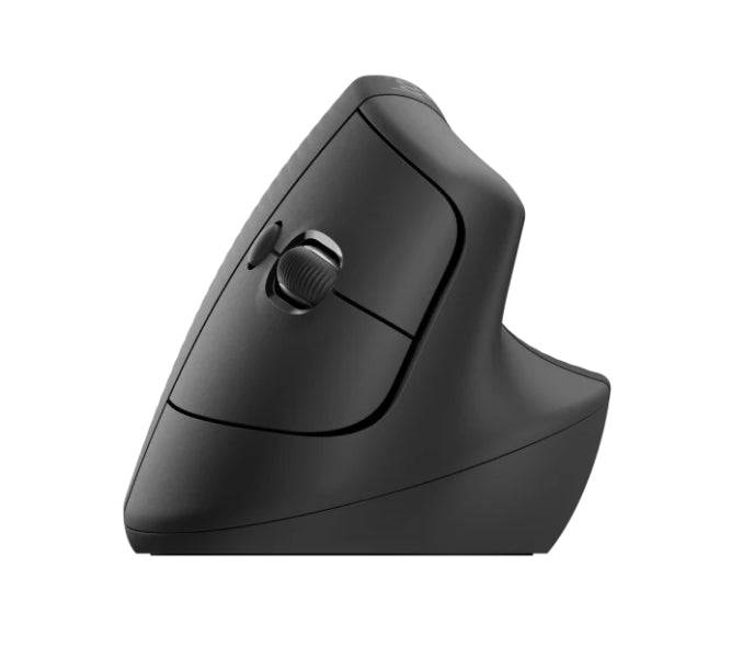 Logitech Lift Mouse Verticale Bluetooth e Wireless USB 4000dpi - 5 Pulsanti - Destrorso - Nero/Grigio