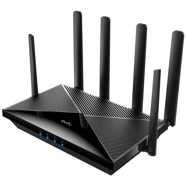Cudy LT700 Router WiFi AC1200 4G LTE CAT 6 - 4x Porte Lan 10/100/1000Mbps - 2x Slot Nano Sim - 6 Antenne Esterne