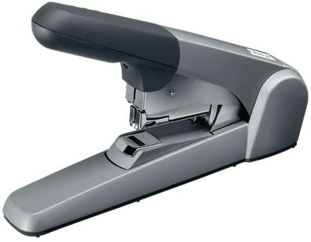 Petrus 1400 Pinzatrice per Spessori - Fino a 60 Fogli - Pinzatura Piatta - Per Punti Metallici 25/10 - Colore Grigio