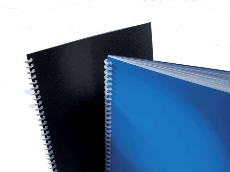 GBC Opaque Confezione 100 Copertine Rilegatura - 180 Micron - Protezione Definitiva - Colore Nero