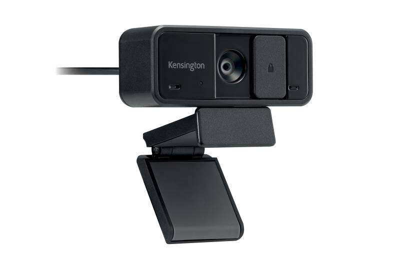 Kensington W1050 Webcam Grandangolare e Messa a Fuoco Fissa 1080P - Video Nitido e Sensore di Grandi Dimensioni - Regolazione Manuale e Campo Visivo Diagonale 95° - Nero