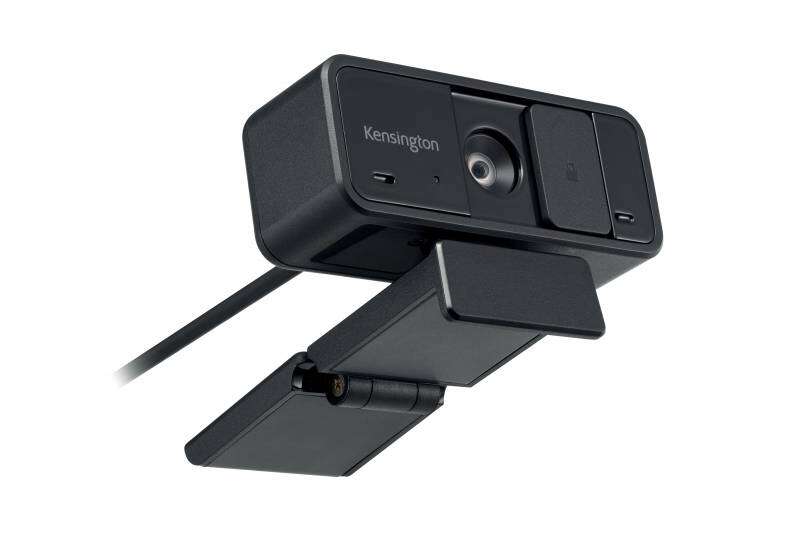 Kensington W1050 Webcam Grandangolare e Messa a Fuoco Fissa 1080P - Video Nitido e Sensore di Grandi Dimensioni - Regolazione Manuale e Campo Visivo Diagonale 95° - Nero
