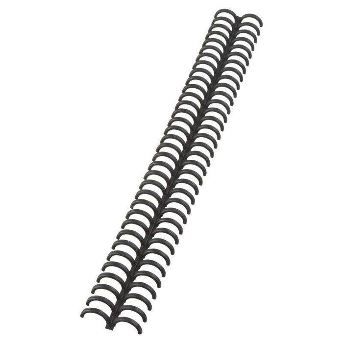 GBC Clickbind Rilegatura - Spirali 12mm Trasparente Opaco - Riciclabili e Riutilizzabili - Nero