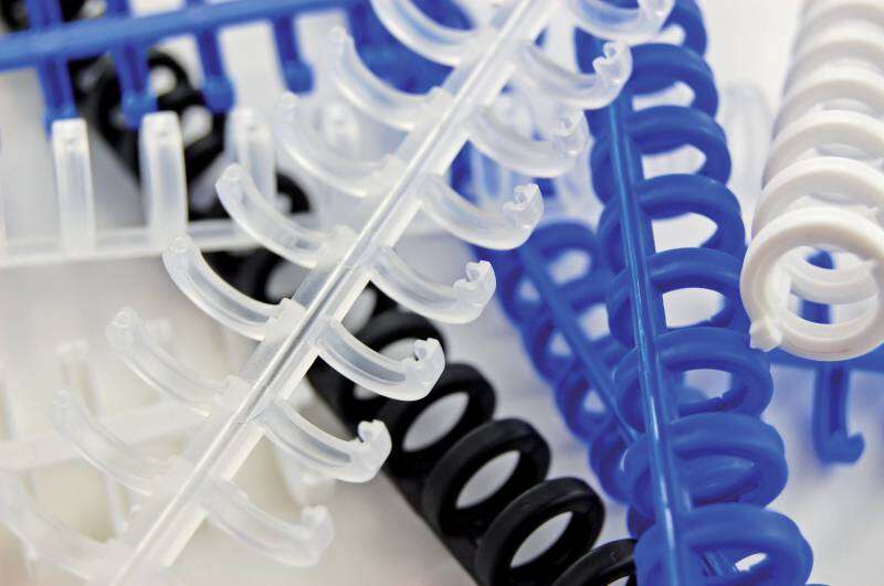 GBC Clickbind Rilegatura - Spirali 12mm Trasparente Opaco - Riciclabili e Riutilizzabili - Nero