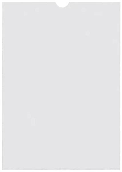 Esselte Confezione di 100 Portacertificati 231x330mm 190Q 140 micron - PVC Trasparente Finitura Liscia