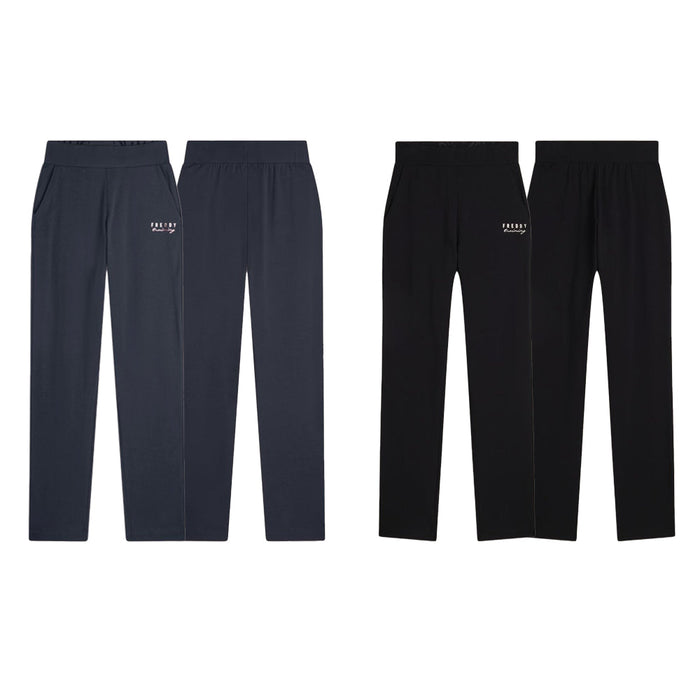 Freddy Pantaloni Regular Fit con Fondo Dritto con Piccoli Spacchi S25WTRP4