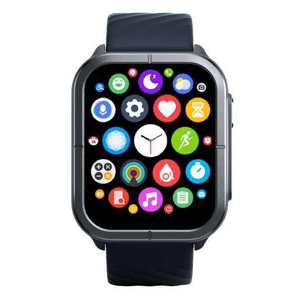 Mibro Watch C3 Smartwatch Display 1.85" HD - Bluetooth 5.3 - Chiamate Bluetooth - Autonomia fino a 10 Giorni - Resistenza all'Acqua 2 ATM - Include 2 Cinturini - Colore Blu Marino
