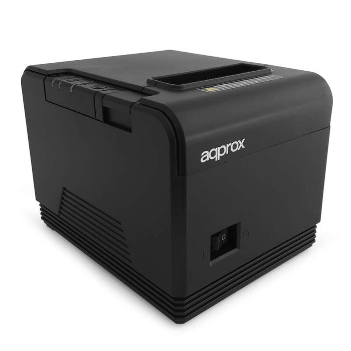 Approx Impresora Termica de Recibos - Resolucion 203dpi - Velocidad 300mm/s - USB, RJ-45, RS232 y RJ11 - Auto-Corte y Corte Manual