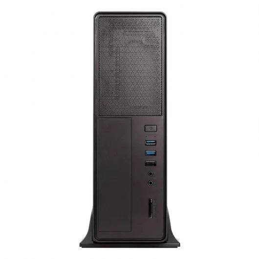 Unykach UK2010 Case Tower ITX, MicroATX - Alimentatore 450W Incluso - Supporto Disco 3.5", 2.5" - USB-A 3.0/2.0 e Audio