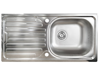 Cucina Lineare Moderna SOLE 256 cm – Antracite/Rovere, Soft Close, Made in Italy