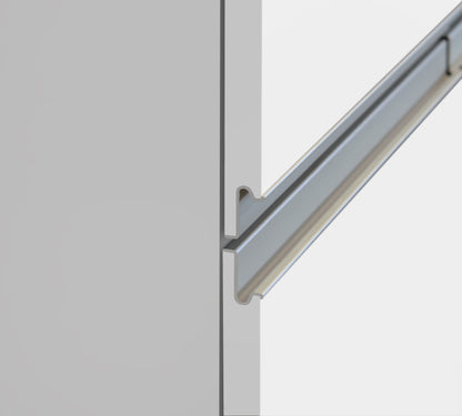 Colonna Portaspezie SOLE - Bianco/Rovere Wotan, Moderna e Elegante