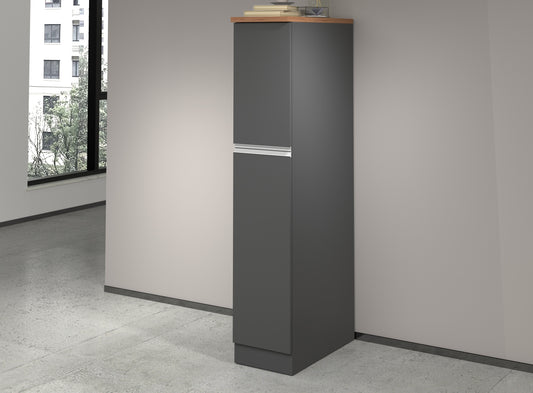 Colonna Portaspezie SOLE - Mobile Cucina con 2 Cassetti, 4 Scomparti e Soft Close