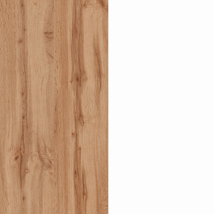 Isola Cucina SOLE 3 Ante – Bianco Lucido/Rovere, 155x90x90 cm, Made in Italy