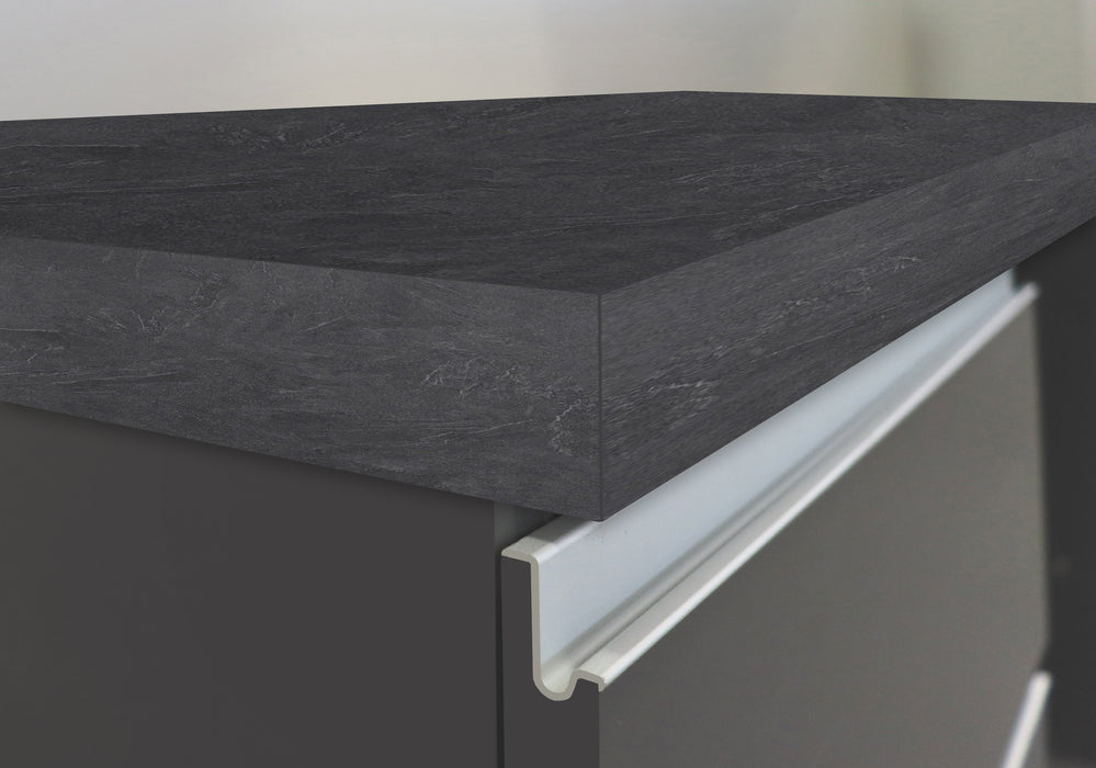 Isola Cucina SOLE 2 Ante – Antracite/Report, 160x90x90 cm, 3 Posti, Made in Italy