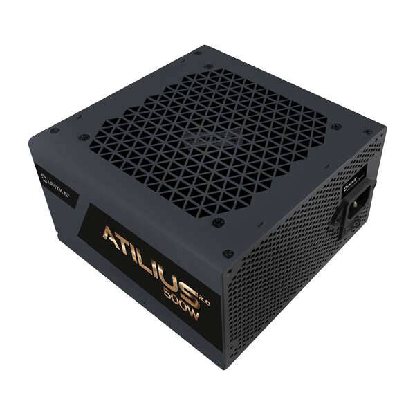 Unykach Atilius 2.0 Black 500W 80 Plus Bronze Alimentatore 500W ATX 2.3 - APFC - Ventola 120mm