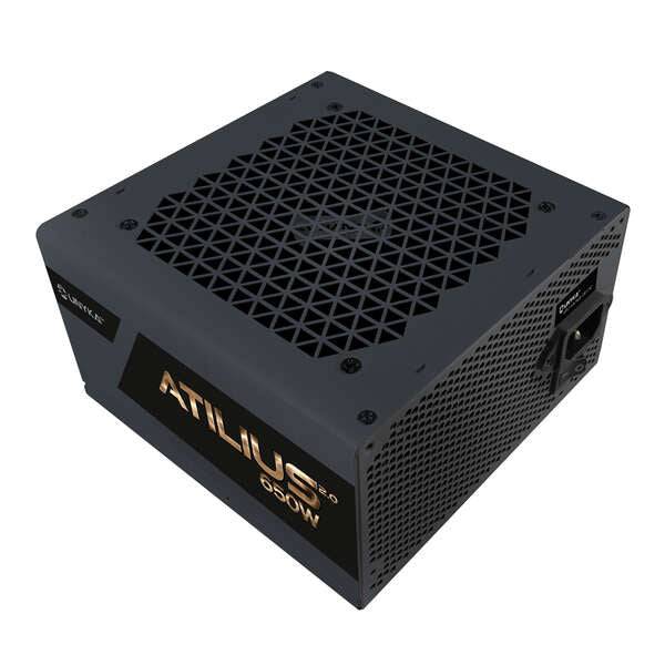 Unykach Atilius 2.0 Black 650W 80 Plus Bronze Alimentatore 650W ATX 2.3 - APFC - Ventilatore 120mm